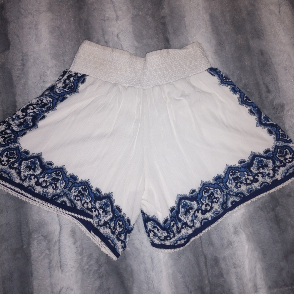 White dress shorts